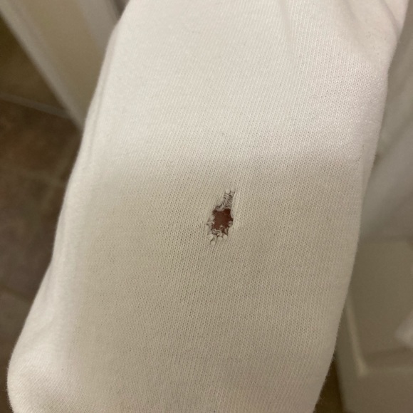 Abercrombie & Fitch Muscle White Long Sleeve Shirt - Picture 6 of 6